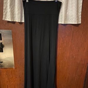 Active Black long maxi skirt M